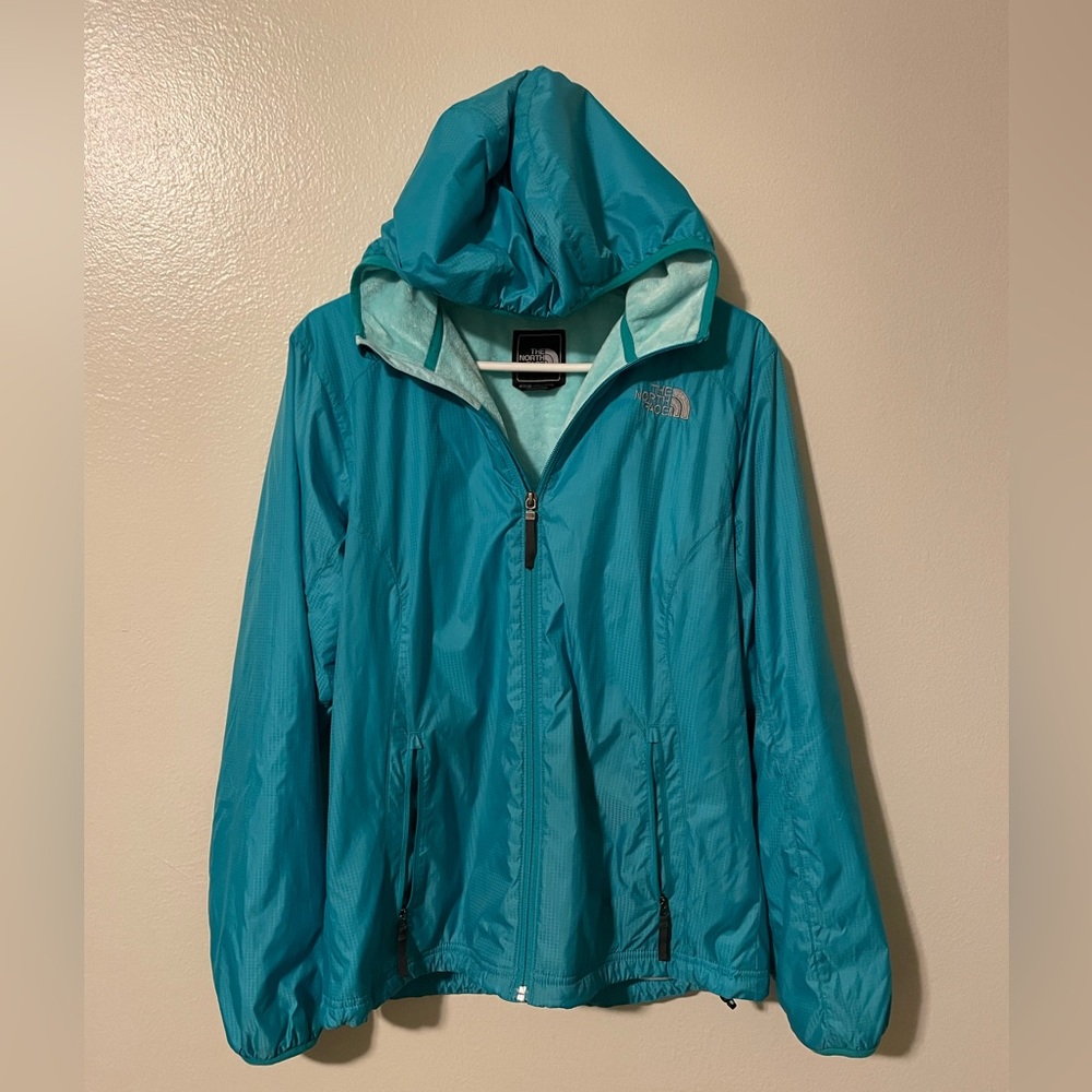 The North Face Zip Up Hooded Jacket, Wind Breaker, Soft Cozy Liner
